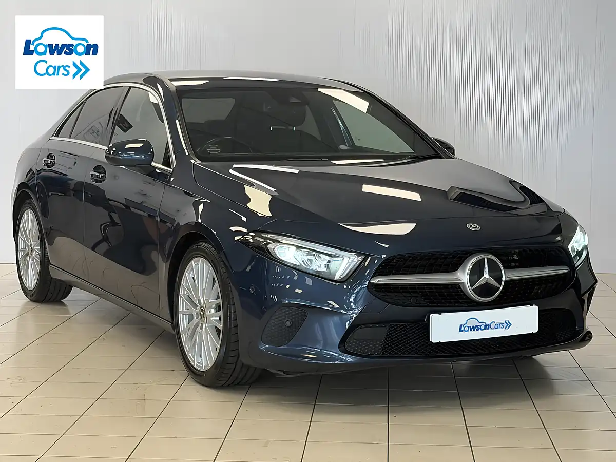 Used 2022 Mercedes-Benz a Class Sport Edition (executive) Denim Blue - Interior and Exterior details 5