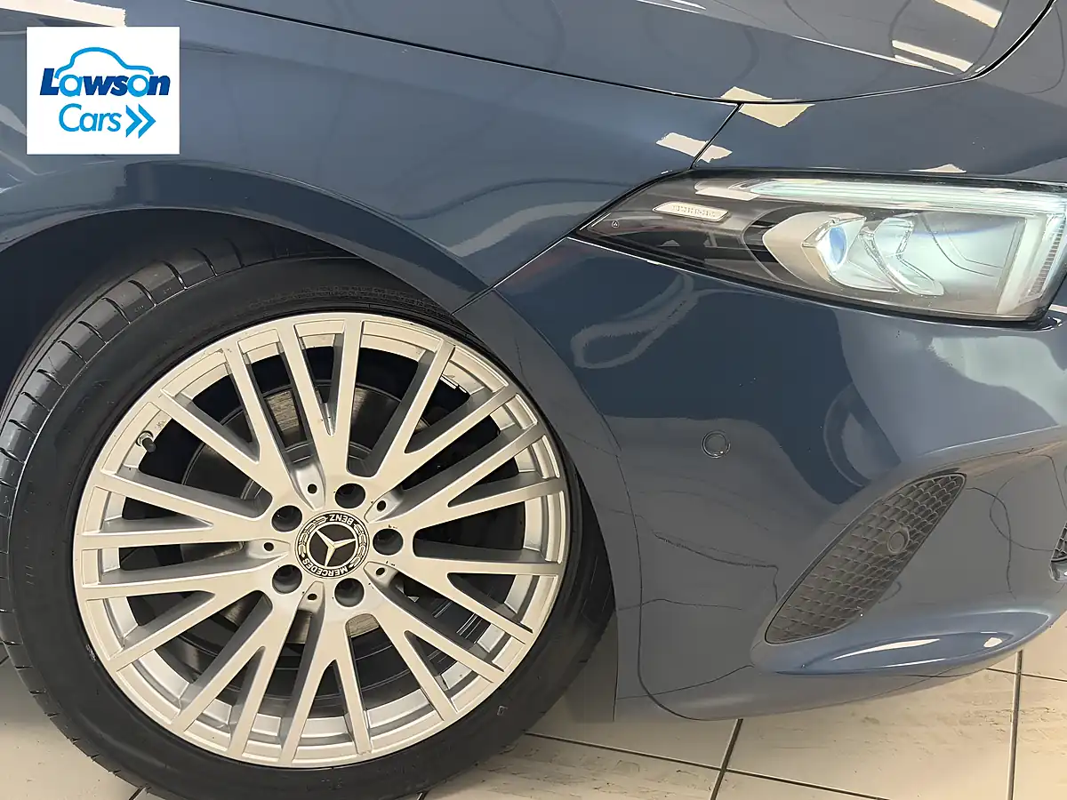 Used 2022 Mercedes-Benz a Class Sport Edition (executive) Denim Blue - Interior and Exterior details 7