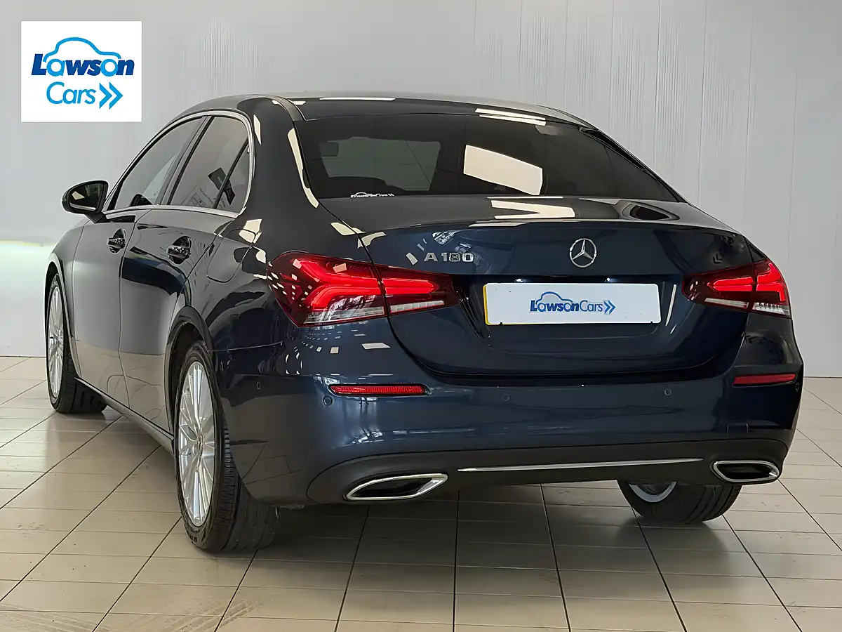 Used 2022 Mercedes-Benz a Class Sport Edition (executive) Denim Blue - Interior and Exterior details 8