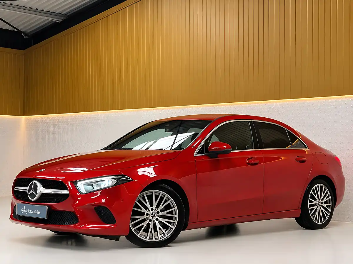 Used 2022 Mercedes-Benz a-Class Sport Edition Executive Patagonia Red - Interior and Exterior details 11
