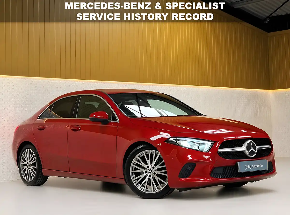 Used 2022 Mercedes-Benz a-Class Sport Edition Executive Patagonia Red - Interior and Exterior details 3