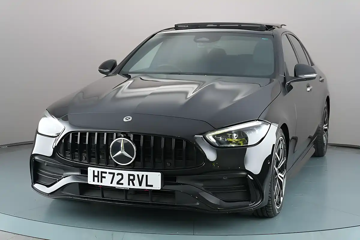 Used 2022 Mercedes-Benz C Class AMG Line Premium Plus Black - Interior and Exterior details 3