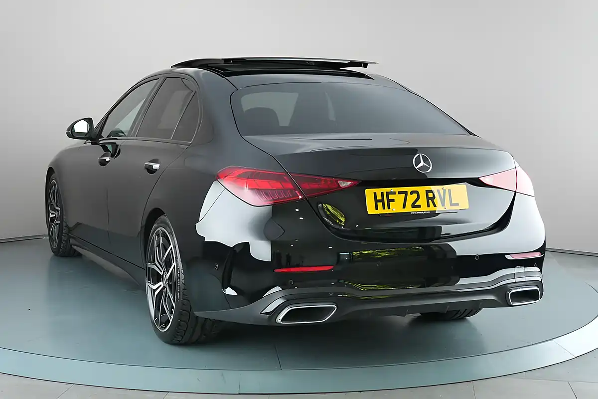 Used 2022 Mercedes-Benz C Class AMG Line Premium Plus Black - Interior and Exterior details 4