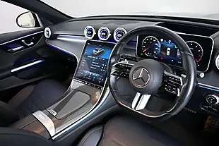 Used 2022 Mercedes-Benz C Class AMG Line Premium Plus Black - Interior and Exterior details 9