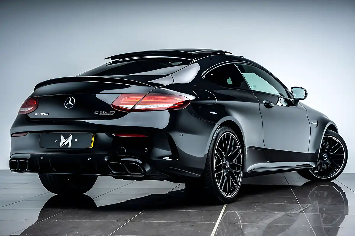 Used 2022 Mercedes-Benz C63 Night Edition Prem Plus Black - Interior and Exterior details 10