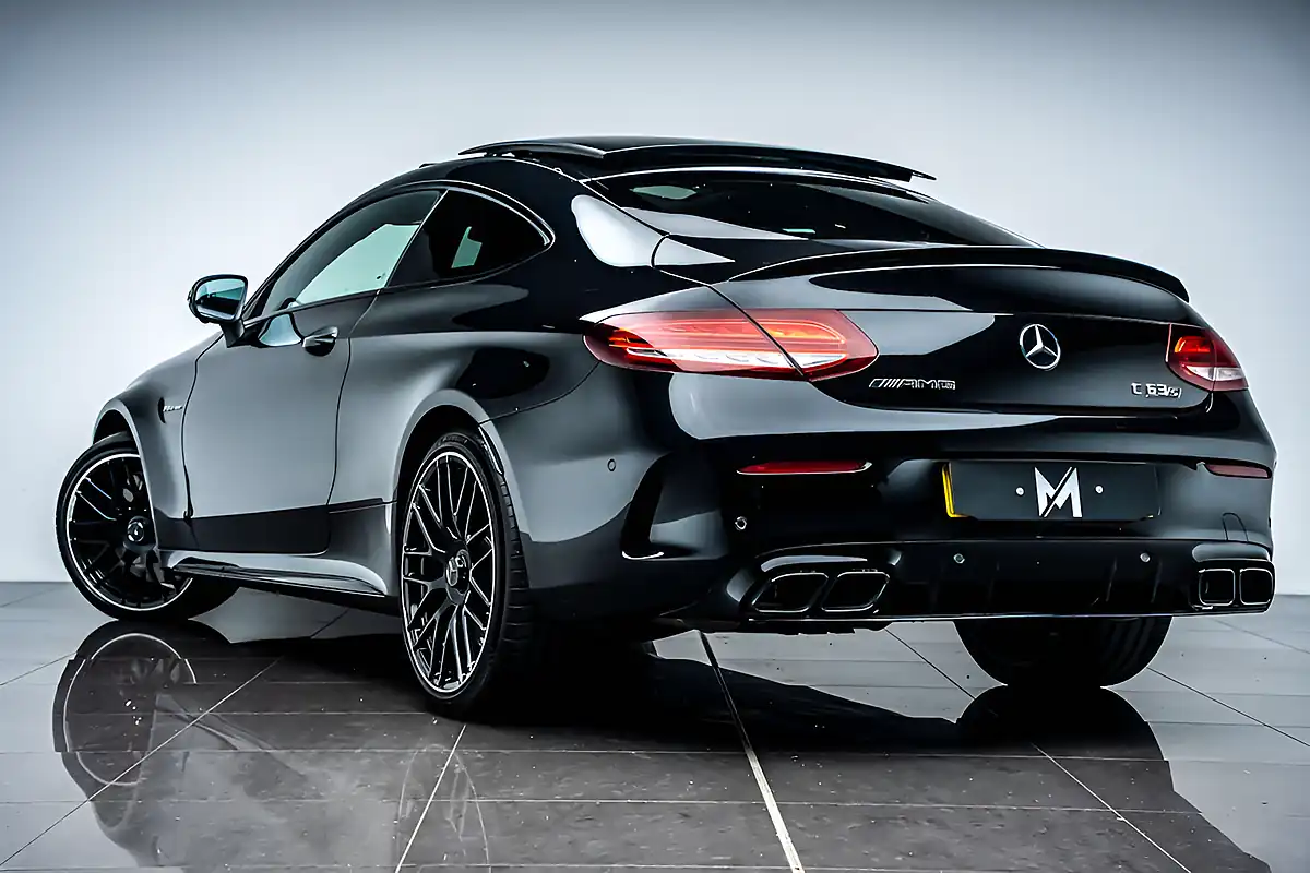 Used 2022 Mercedes-Benz C63 Night Edition Prem Plus Black - Interior and Exterior details 4
