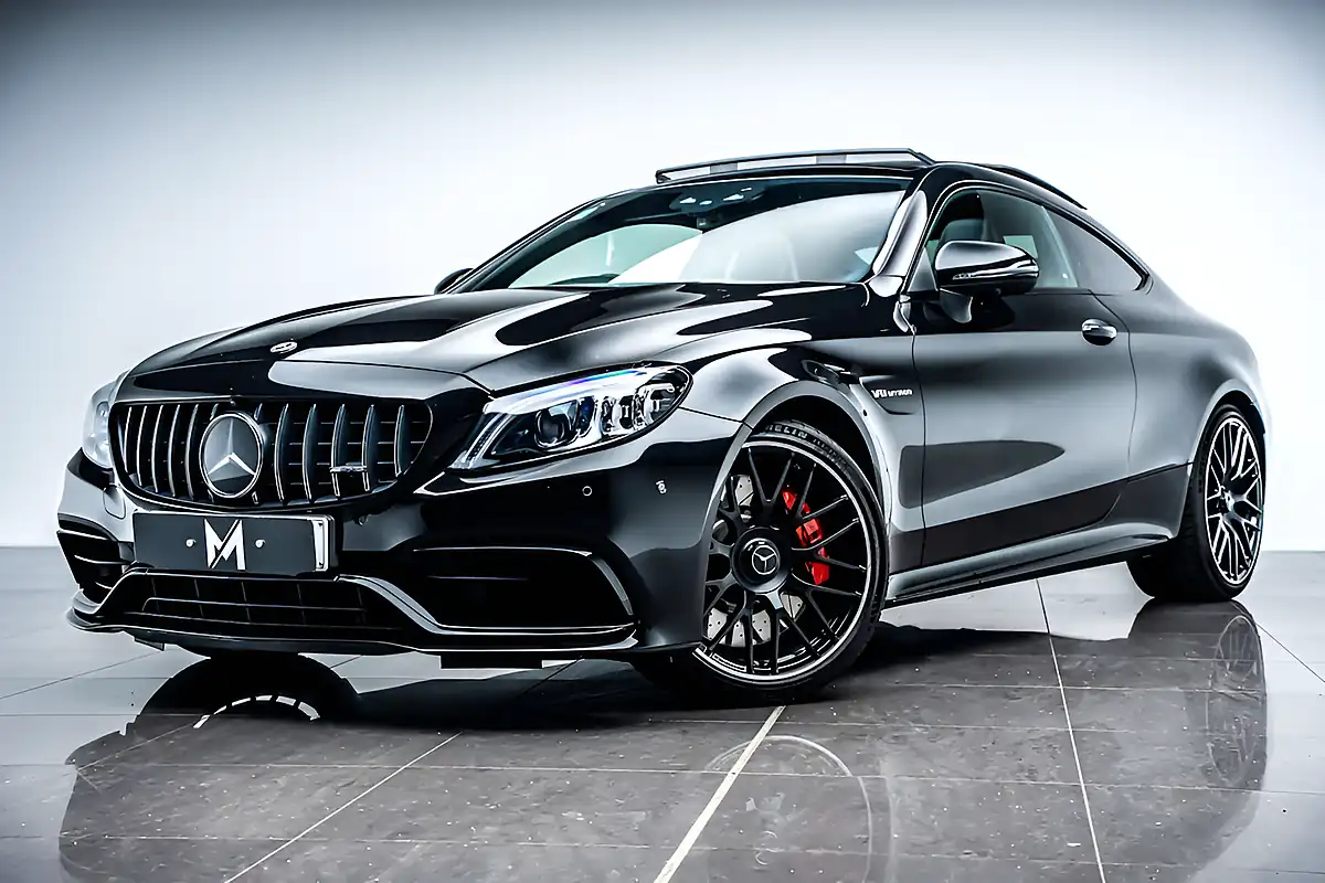 Used 2022 Mercedes-Benz C63 Night Edition Prem Plus Black - Interior and Exterior details 6