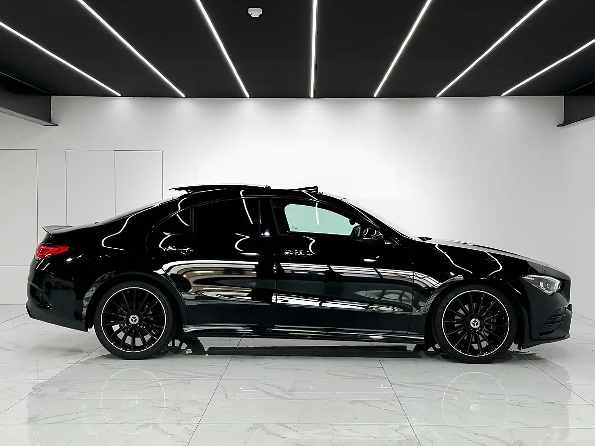 Used 2022 Mercedes-Benz Cla AMG Line Night Edition Black - Interior and Exterior details 5