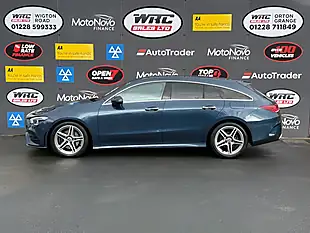 Used 2022 Mercedes-Benz Cla AMG Line Premium 2 Blue - Interior and Exterior details 2
