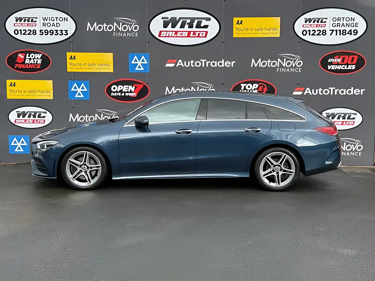 Used 2022 Mercedes-Benz Cla AMG Line Premium 2 Blue - Interior and Exterior details 2