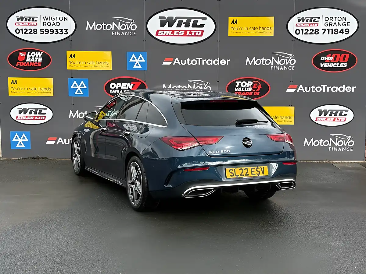 Used 2022 Mercedes-Benz Cla AMG Line Premium 2 Blue - Interior and Exterior details 3