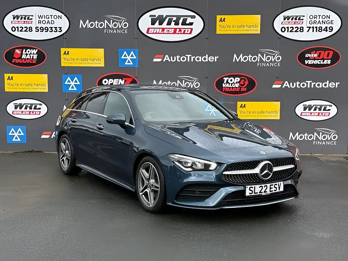 Used 2022 Mercedes-Benz Cla AMG Line Premium 2 Blue - Interior and Exterior details 4