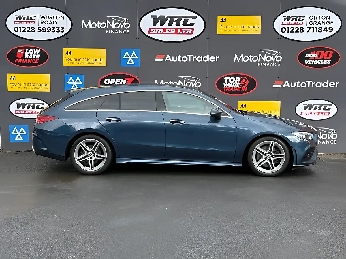 Used 2022 Mercedes-Benz Cla AMG Line Premium 2 Blue - Interior and Exterior details 5