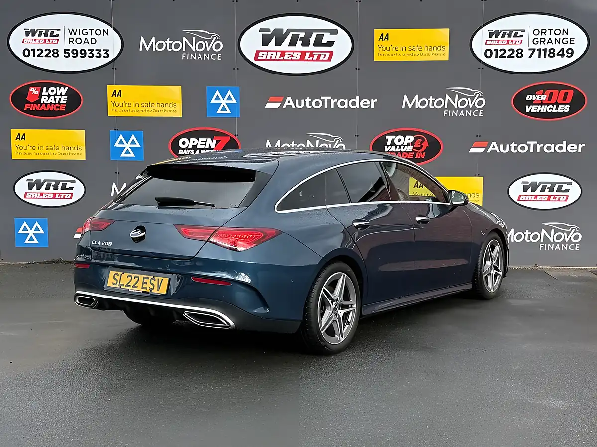 Used 2022 Mercedes-Benz Cla AMG Line Premium 2 Blue - Interior and Exterior details 6