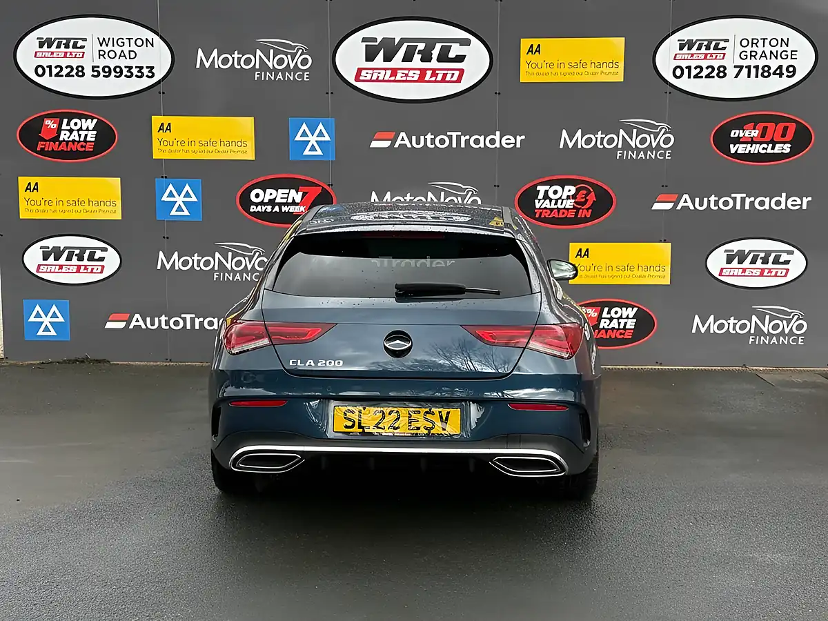 Used 2022 Mercedes-Benz Cla AMG Line Premium 2 Blue - Interior and Exterior details 7