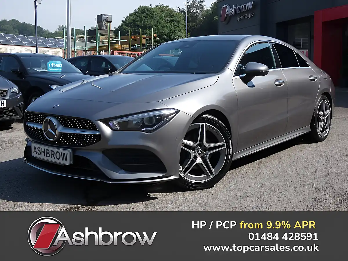 Used 2022 Mercedes-Benz Cla AMG Line (premium 2) Mountain Grey Metallic - Front View