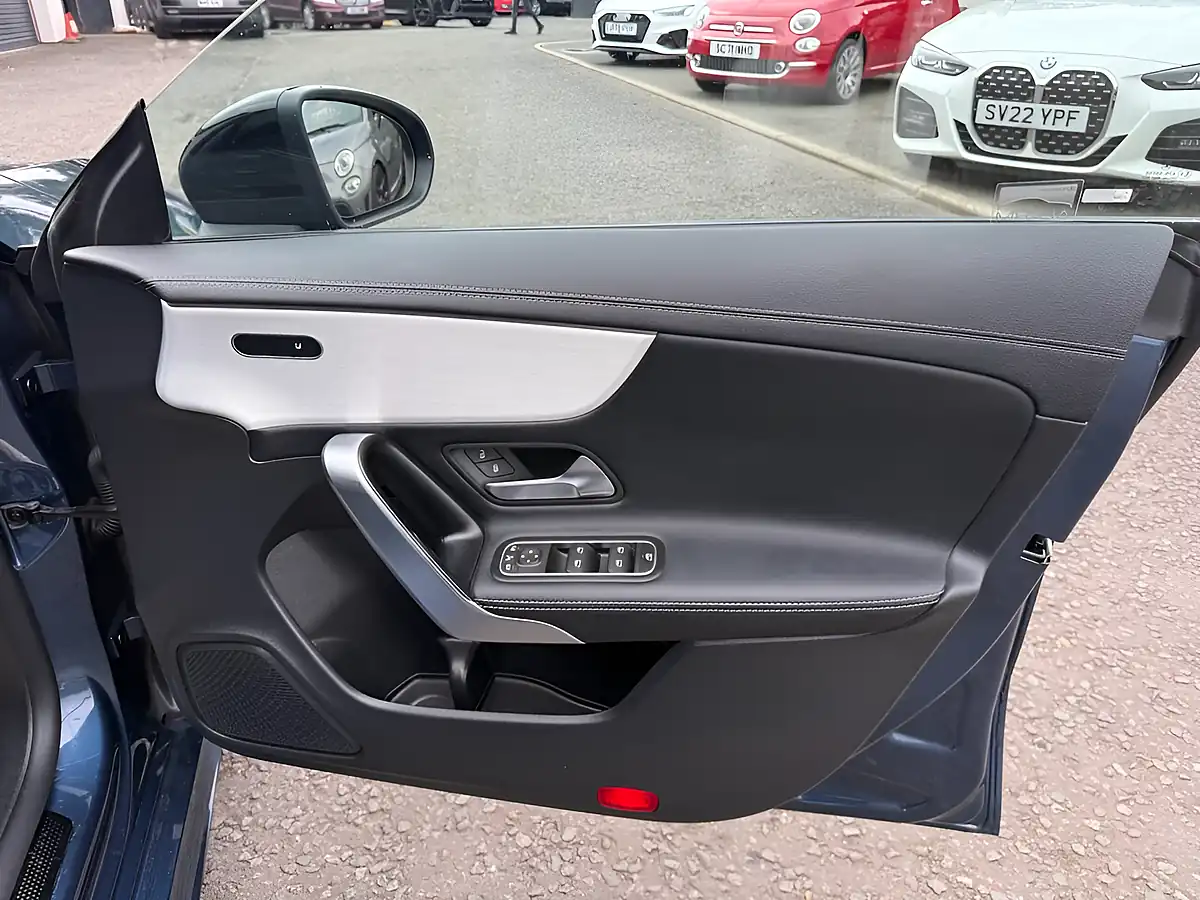 Used 2022 Mercedes-Benz Cla AMG Line Premium Blue - Interior and Exterior details 12