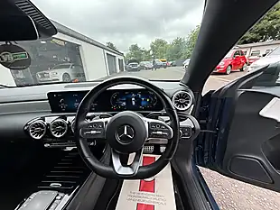 Used 2022 Mercedes-Benz Cla AMG Line Premium Blue - Interior and Exterior details 13