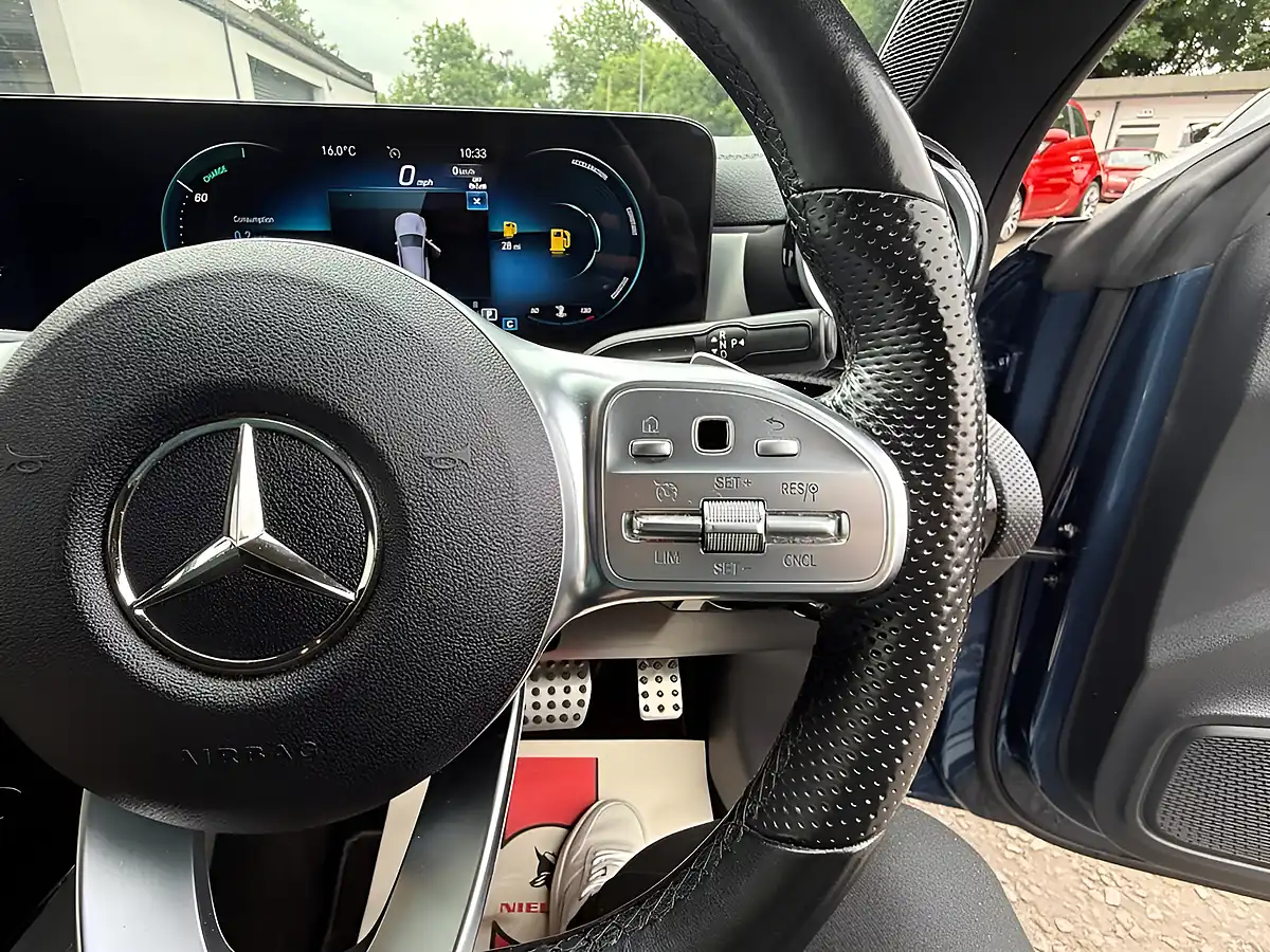 Used 2022 Mercedes-Benz Cla AMG Line Premium Blue - Interior and Exterior details 19