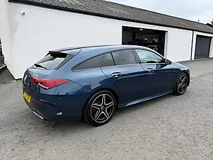 Used 2022 Mercedes-Benz Cla AMG Line Premium Blue - Interior and Exterior details 3