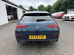 Used 2022 Mercedes-Benz Cla AMG Line Premium Blue - Interior and Exterior details 5