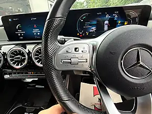 Used 2022 Mercedes-Benz Cla AMG Line Premium Blue - Interior and Exterior details 18
