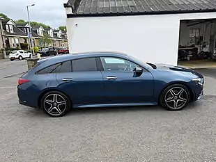 Used 2022 Mercedes-Benz Cla AMG Line Premium Blue - Interior and Exterior details 2