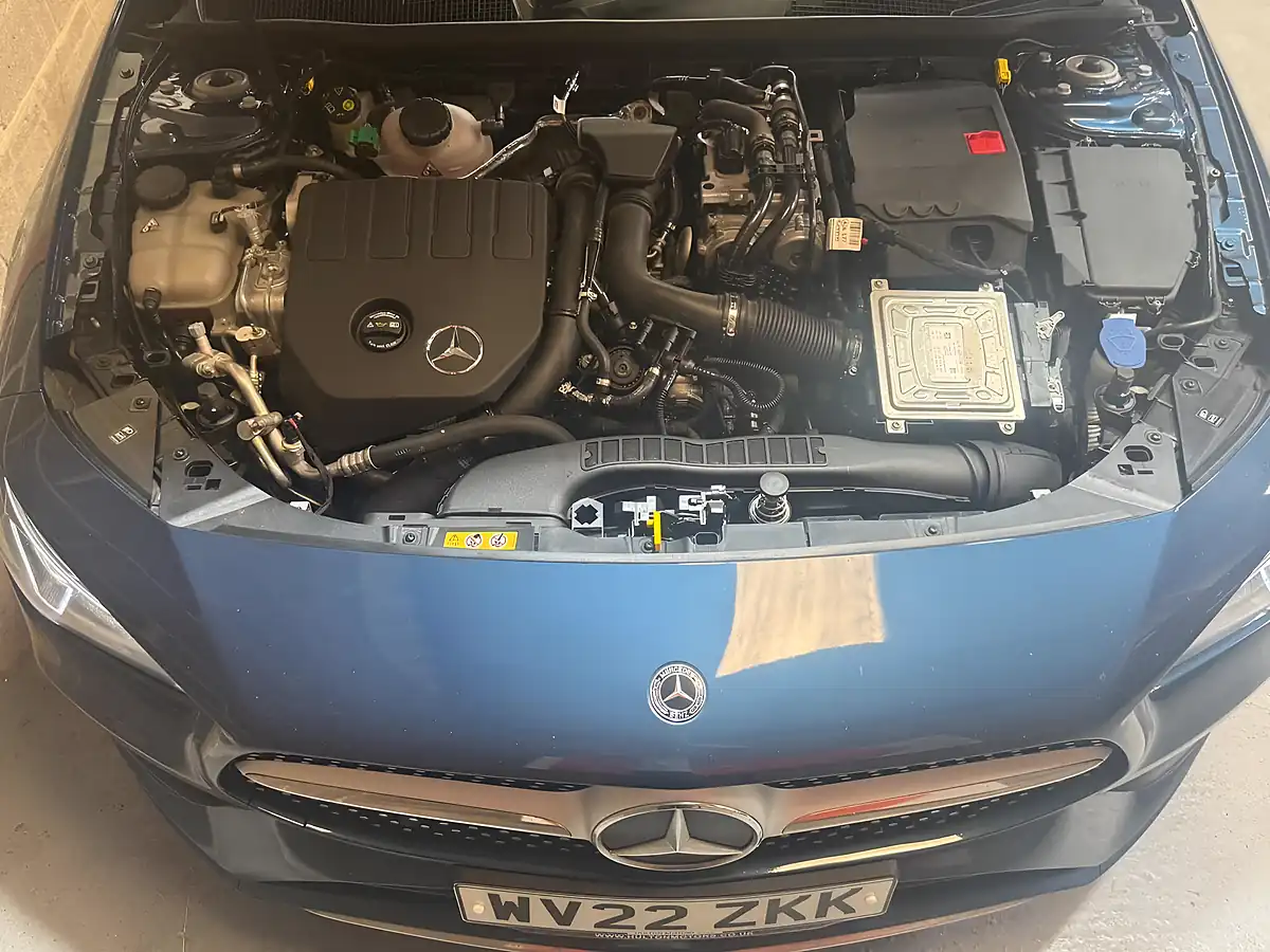 Used 2022 Mercedes-Benz Cla AMG Line Premium Plus Denim Blue - Interior and Exterior details 18