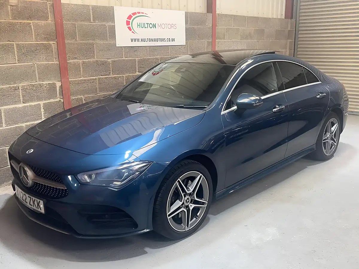 Used 2022 Mercedes-Benz Cla AMG Line Premium Plus Denim Blue - Interior and Exterior details 2