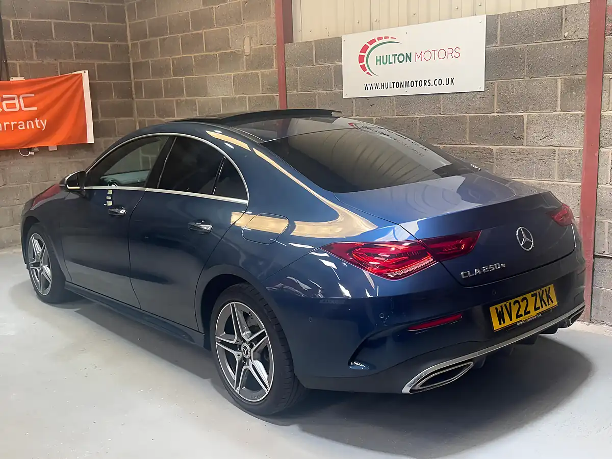 Used 2022 Mercedes-Benz Cla AMG Line Premium Plus Denim Blue - Interior and Exterior details 8