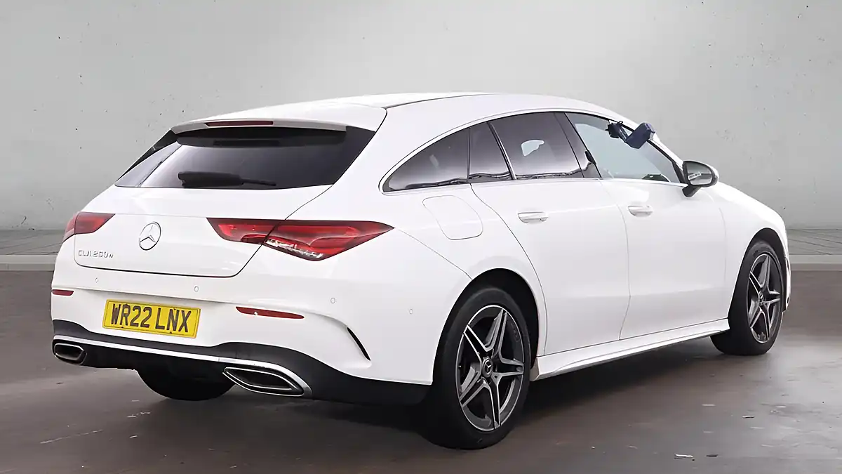 Used 2022 Mercedes-Benz Cla AMG Line (premium) White - Interior and Exterior details 2