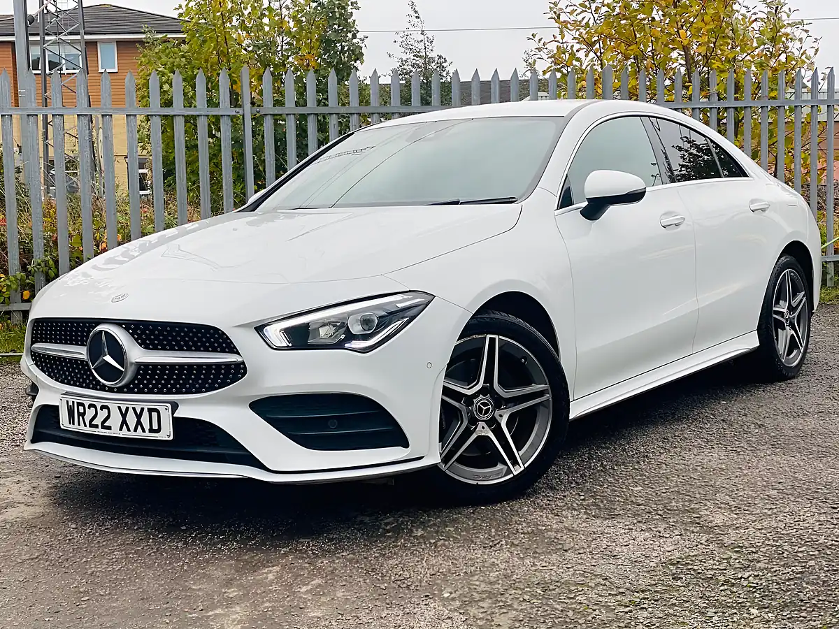 Used 2022 Mercedes-Benz Cla AMG Line Premium White - Interior and Exterior details 3
