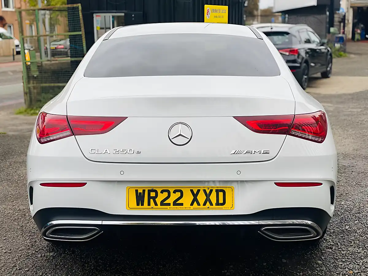 Used 2022 Mercedes-Benz Cla AMG Line Premium White - Interior and Exterior details 8