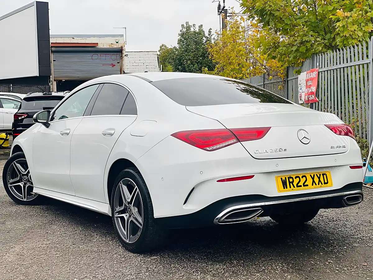 Used 2022 Mercedes-Benz Cla AMG Line Premium White - Interior and Exterior details 9