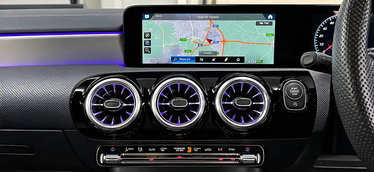 Used 2022 Mercedes-Benz Cla Premium Cosmos Black - Interior and Exterior details 2