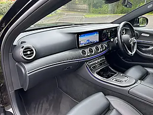 Used 2022 Mercedes-Benz E Class AMG Line Obsidian Black - Interior and Exterior details 10