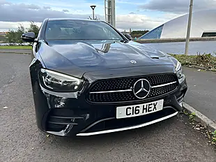 Used 2022 Mercedes-Benz E Class AMG Line Obsidian Black - Interior and Exterior details 2