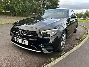 Used 2022 Mercedes-Benz E Class AMG Line Obsidian Black - Interior and Exterior details 3