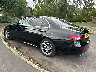 Used 2022 Mercedes-Benz E Class AMG Line Obsidian Black - Interior and Exterior details 4