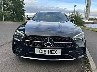 Used 2022 Mercedes-Benz E Class AMG Line Obsidian Black - Interior and Exterior details 5