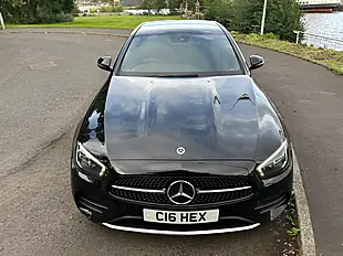 Used 2022 Mercedes-Benz E Class AMG Line Obsidian Black - Interior and Exterior details 6