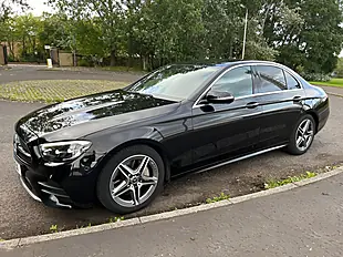Used 2022 Mercedes-Benz E Class AMG Line Obsidian Black - Interior and Exterior details 7