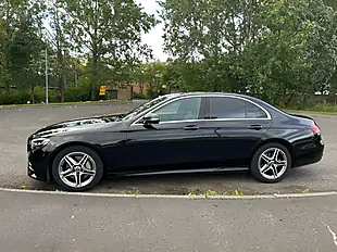 Used 2022 Mercedes-Benz E Class AMG Line Obsidian Black - Interior and Exterior details 8