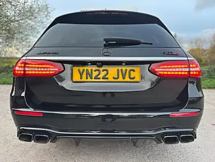 Used 2022 Mercedes-Benz E Class AMG S Black - Interior and Exterior details 10