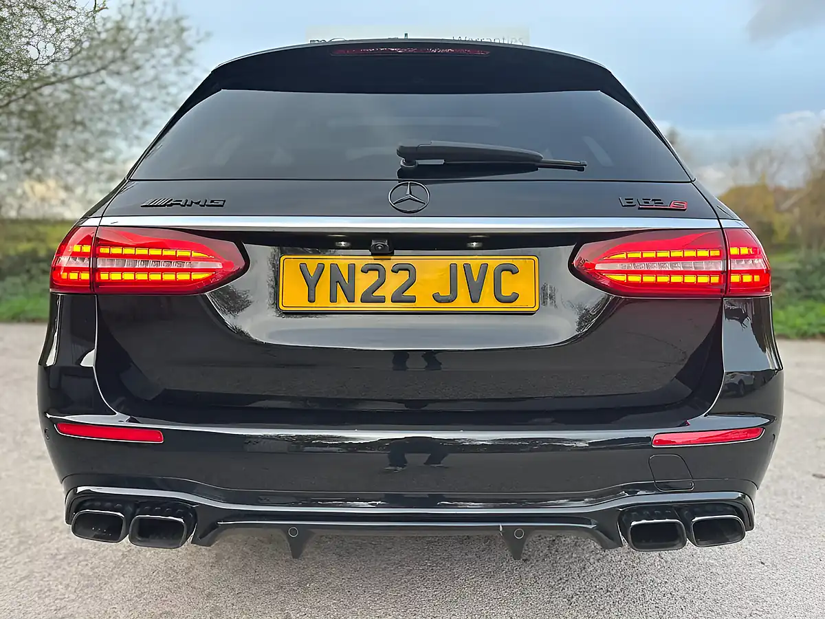 Used 2022 Mercedes-Benz E Class AMG S Black - Interior and Exterior details 10
