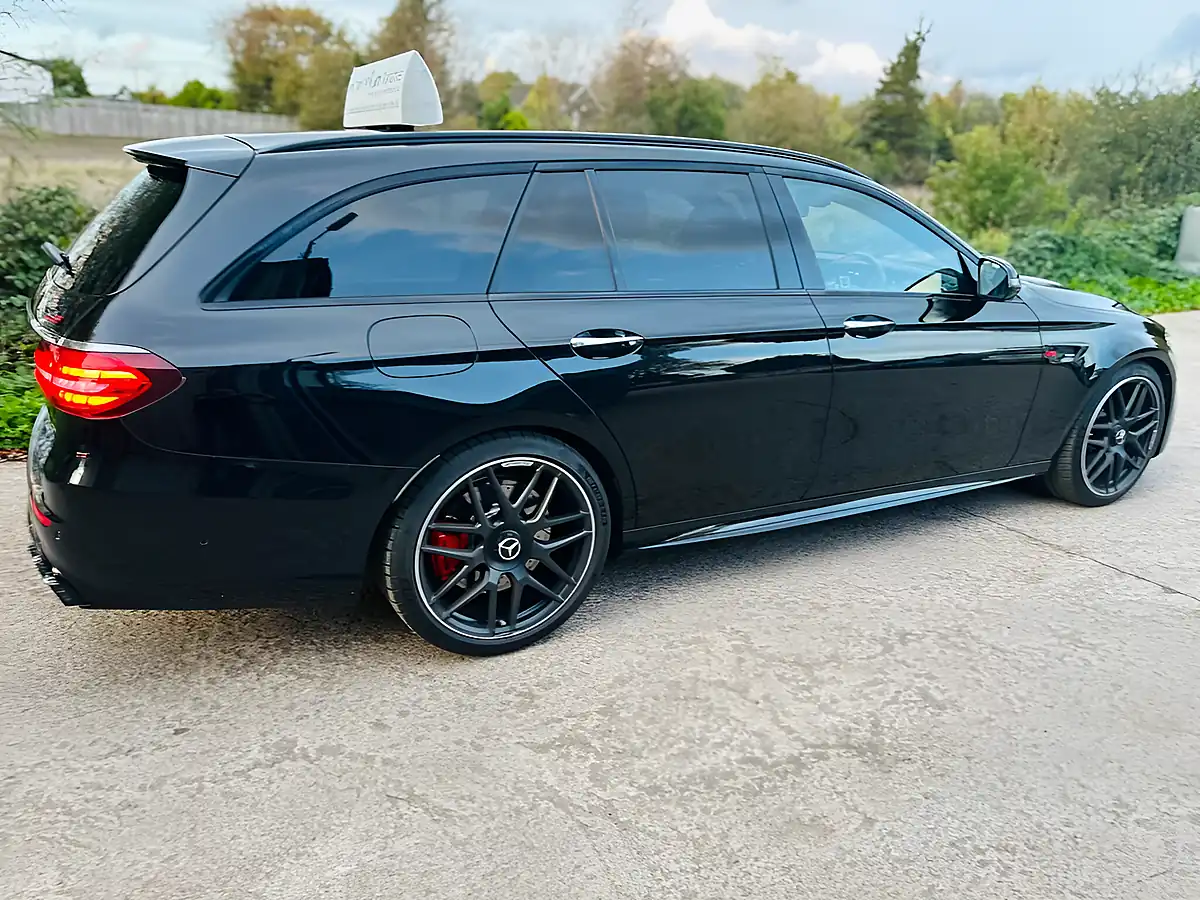 Used 2022 Mercedes-Benz E Class AMG S Black - Interior and Exterior details 11