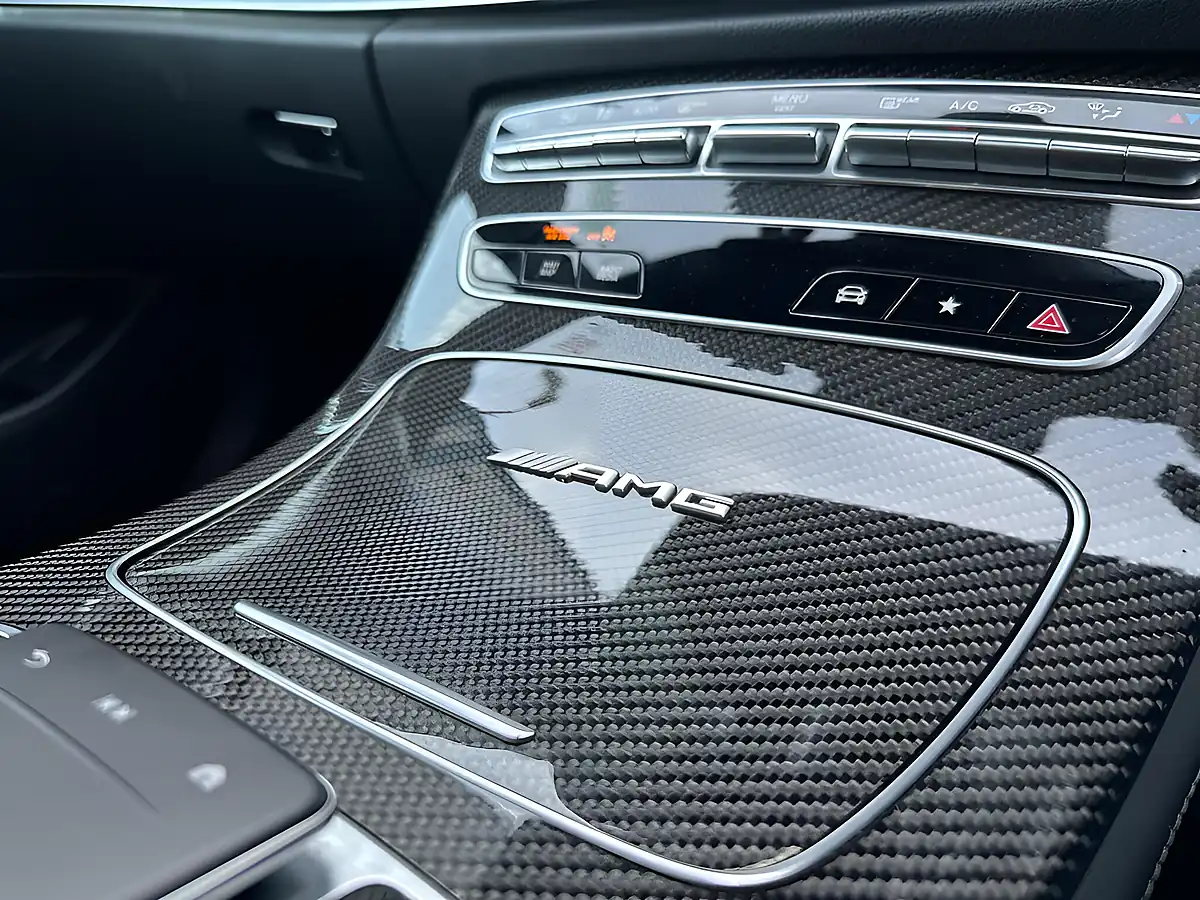 Used 2022 Mercedes-Benz E Class AMG S Black - Interior and Exterior details 13