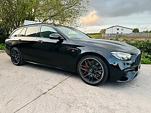 Used 2022 Mercedes-Benz E Class AMG S Black - Interior and Exterior details 5