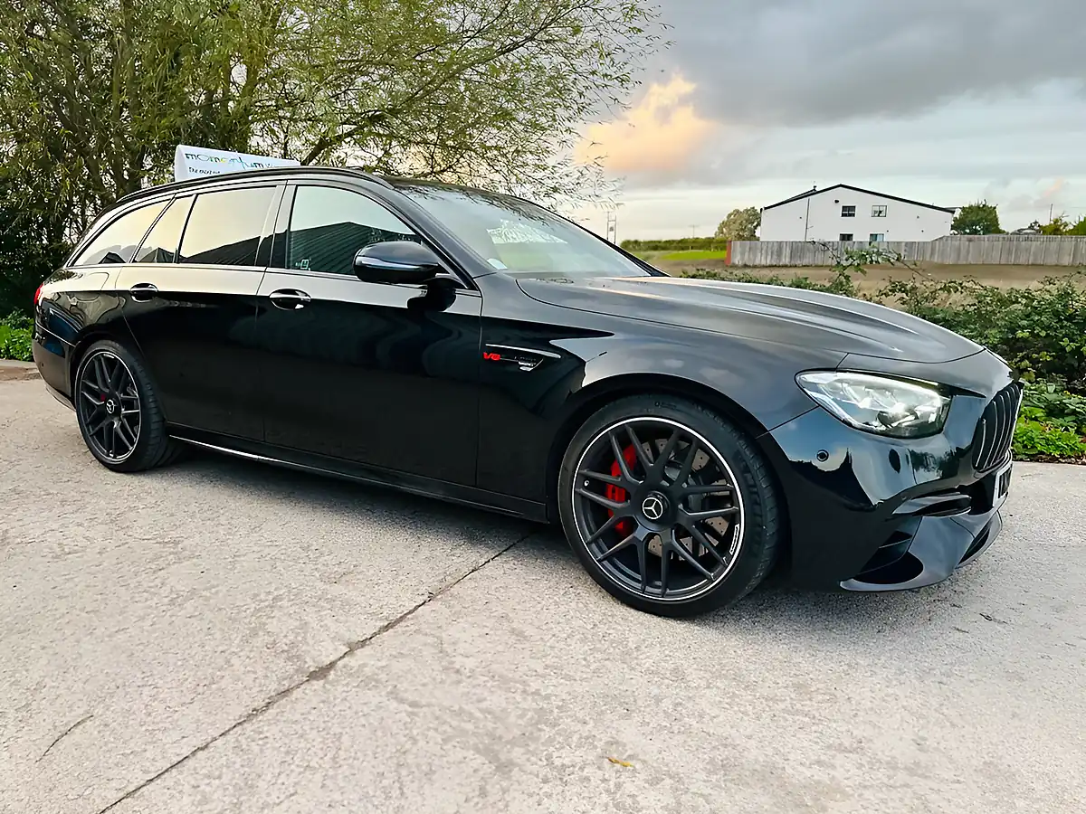 Used 2022 Mercedes-Benz E Class AMG S Black - Interior and Exterior details 5