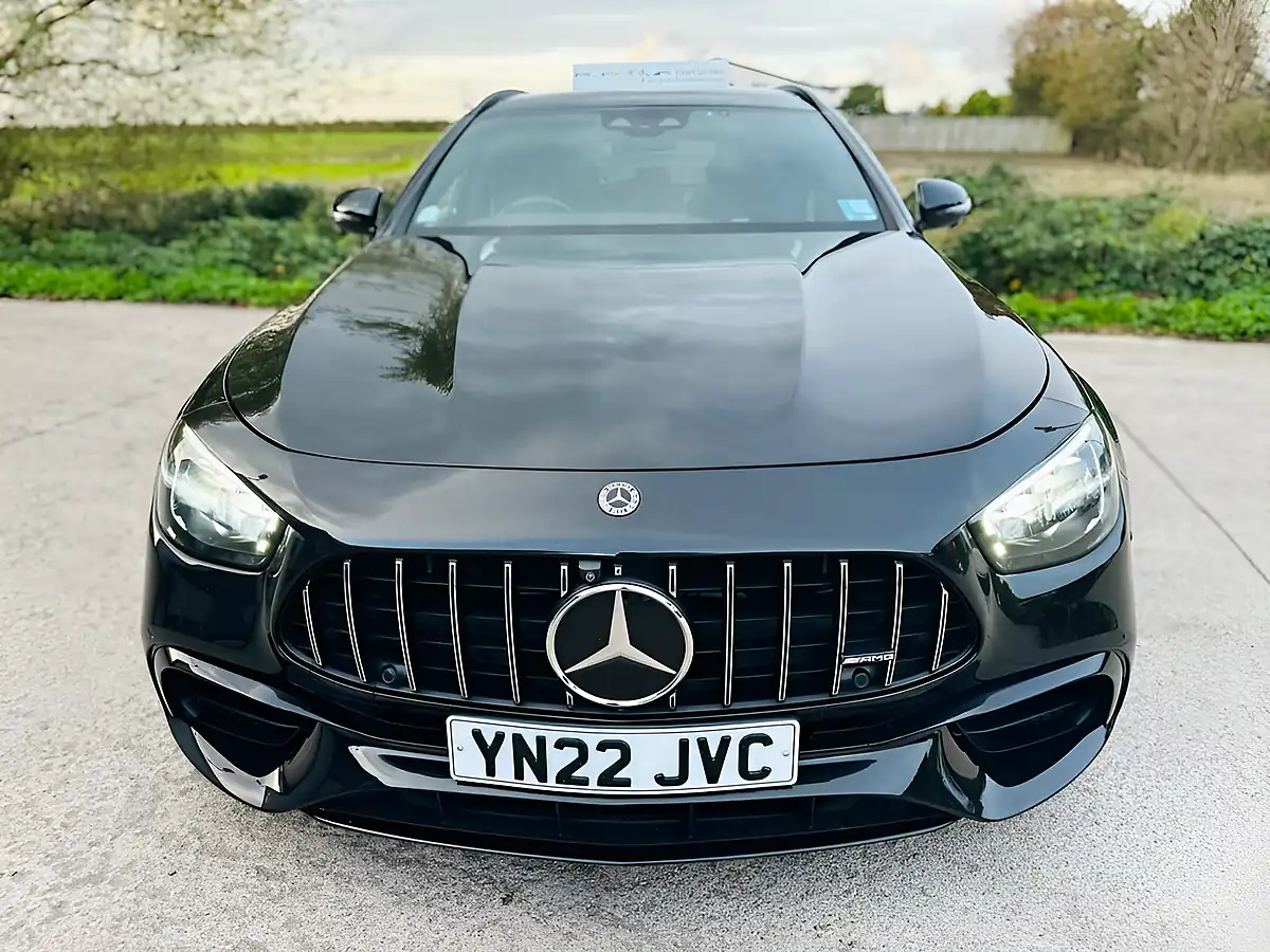 Used 2022 Mercedes-Benz E Class AMG S Black - Interior and Exterior details 7